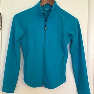 Lululemon aqua blue full zip jacket sweater